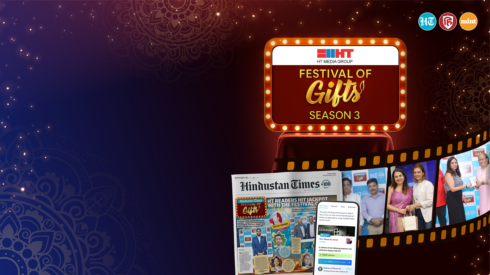 India’s ONLY Festive Program that puts your ads centerstage 