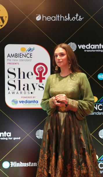 Aditi Rao Hydari at She Slays Awards Event HT Media